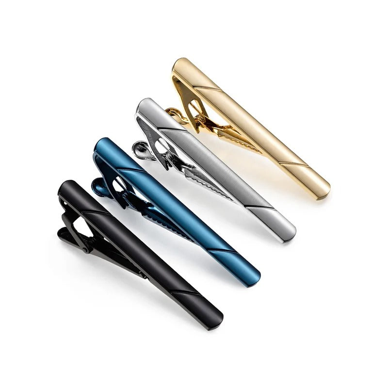 The Valro Crest Tie Clip Set