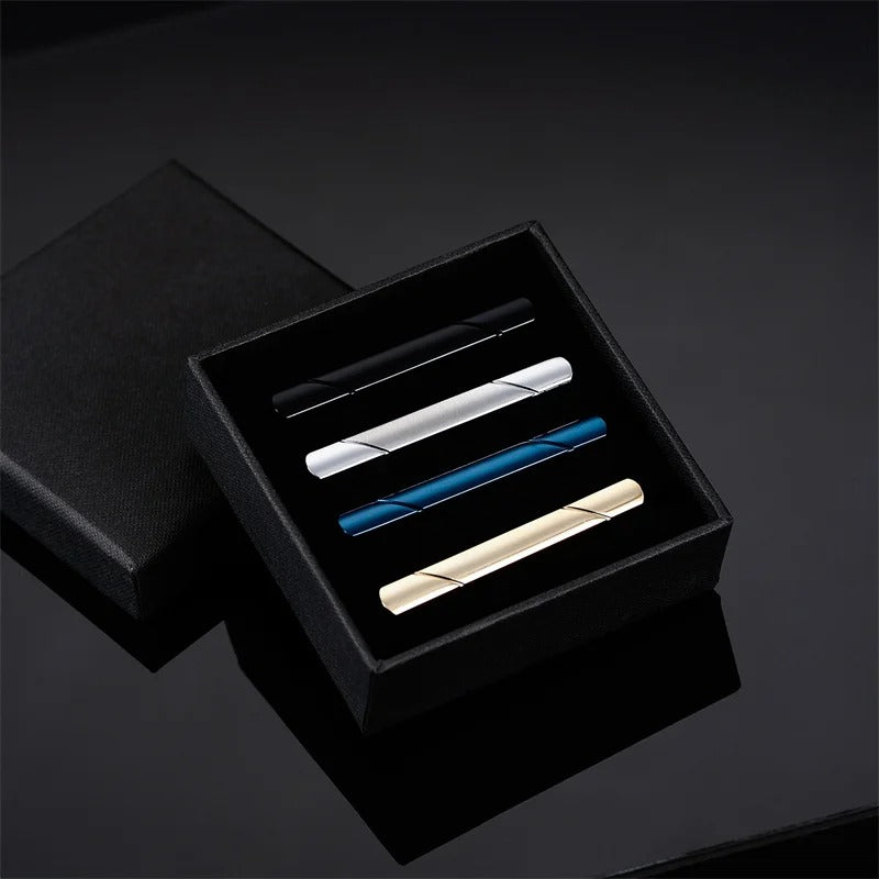 The Valro Crest Tie Clip Set